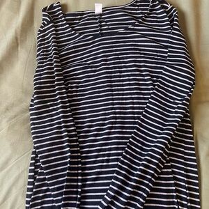 Old Navy Classic Striped Midi Dress